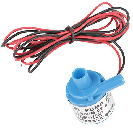 Bomba de agua sin cepillo, mini bomba sumergible impermeable 12 V DC 5 W para estanque, fuente, acuario