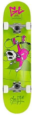 Enuff Skateboards Skully Complete Skateboard, Unisex, Erwachsene, Grün (Grün), 19,9 cm (7,75 Zoll)