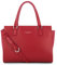 Lancaster Unisex Glatt Tasche, rot