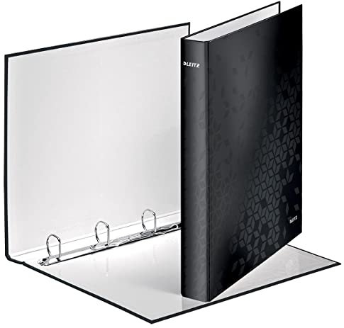 Leitz Ringbuch WOW A4+ 4DR 25 mm, schwarz