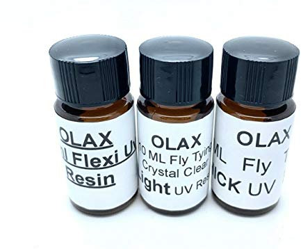 30ml Light, Thick, Flexible UV Glue, Resin in bottle for Fly Tying