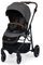 Kinderkraft Poussette Canne ALLROAD, Légère, Deux Directions, Pliable, Gris