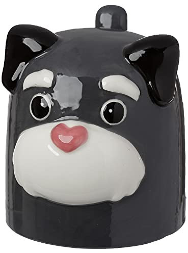 Puckator Dog Squad Upside Down Ceramic Shaped Tea Coffee Mug - Funny Home Accessories - Cute Gifts for Girlfriend - Large Mugs for Men Women Hot Drinks - Cups Presents - Secret Santa Gift - Cup Set