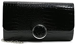 Tamaris Amalia Clutch Bag Black-Kroko