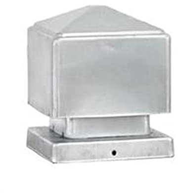 CLLX Pfostenkappen Zaunpfosten, Edelstahl Abdeckung Für Gartenzaun Holz - Pfostenkappe Für Holzpfosten - Alternative Zu Verzinkt - Kappe Pfosten,80x80cm