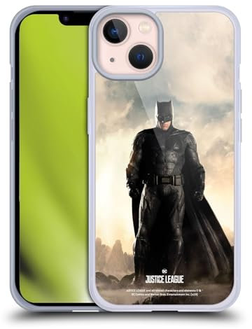 Head Case Designs Offiziell Offizielle Justice League Movie Batman Character Posters Soft Gel Handyhülle Hülle kompatibel mit Apple iPhone 13