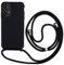 Keteen Cover per Samsung Galaxy A53 5G con Collana Custodia con Cordino TPU Corda Silicone Case Bumper Regolabile Staccabile Shock Absorption Antiscivolo Protettiva Custodia per Samsung A53 5G, Nero