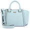 GUESS Leie Mini Status Satchel Ice blue
