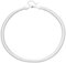 Only faith Collana piatta a serpente in acciaio inox dorato 4 mm donna girocollo catena dorata corta piatta a spina di pesce spesso per donne lunghezza 45 cm