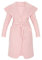 J5fashion Womens Plus Size Dusty Pink Waterfall Draped Duster Coat UK 16