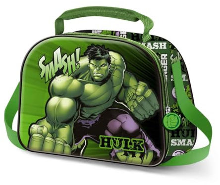 Marvel Unisex Kinder Marvel 3D Frühstückstasche 3D Frühstückstasche Superhuman, Hulk Superhuman, Einheitsgröße