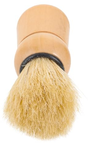 SOLUSTRE Bartbürste Mit Borsten Rasierpinsel Aus Holz Für Männer Porenreinigungsbürste Bartbürste Zum Schäumen Und Rasieren Bartpflegezubehör