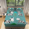 3D Zebra Spannbettlaken 90x200 cm, Weiches Mikrofaser Bettlaken Spannbetttuch für Kinder, Zebra Bettlaken - Tiefe Tasche 30 cm Mit 1 Kissenbezügen J276