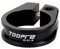 HOUSON Bicycle seat clamp, Aluminum Alloy Bicycle seat Post clamp Quick Release for Mountain Bike seat Tube Black 31.8mm