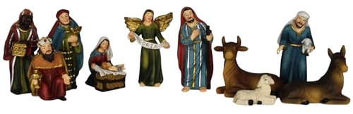 ZICOM Krippenfigurenset Babylon orientalisch ca. 10cm 11-TLG. Polyresin handbemalt