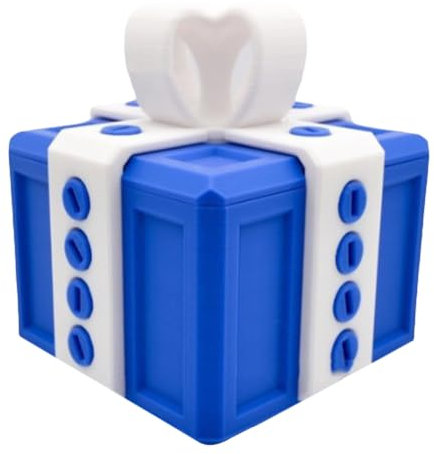 Wlikmjg Printed Nervige Geschenkbox Mit Schrauben, Nervige Geschenkbox Mit Drehaufbewahrung,Gag-Geschenkbox Für Streiche, Druckendes Streichspielzeug, KreativeGeschenkbox-Puzzle, Scherz-Geschenk