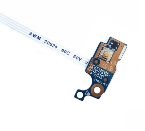 AKUYAO Ein/Aus-Schalterplatine mit flachem Flexkabel für HP 15-AC 15-AY 15-AF 15-BA TPN-C125 LS-C701P