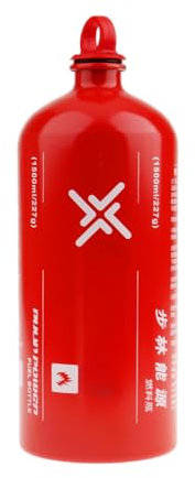 1500ML Aluminum Liquid Fuel Bottle for Outdoor Camping Stove Gas Oil Container