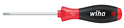 Wiha Schraubendreher SoftFinish® TORX PLUS® Festhaltemechanik Magicspring® mit Rundklinge (28765) 15IP x 80 mm ergonomischer Griff für kraftvolles Drehen, Allrounder für Industrie und Handwerk