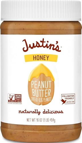 Justin's Nut Butter Honey Classic Peanut Butter, 16 Oz