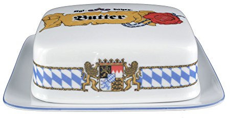 Butterdose 17,3 cm Compact Compact Bayern 27110 8 Stück von Seltmann Weiden