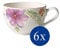 Villeroy & Boch - Mariefleur Basic Kaffeetasse, 6 Stück, 250 ml, Höhe: 6 cm, Premium Porzellan, 10-4100-1300-6