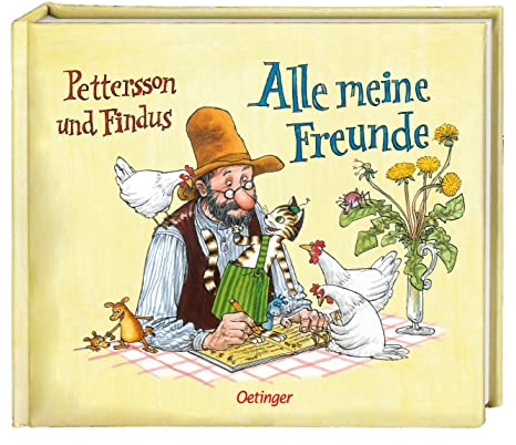 Pettersson und Findus. Alle meine Freunde: Wunderschön gestaltetes Freundebuch mit Original-Illustrationen des Kinderbuch-Klassikers, Erinnerungsalbum ab 6 Jahren