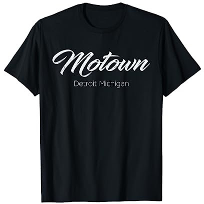 Motown Detroit - Michigan Distressed Vintage T-Shirt T-Shirt