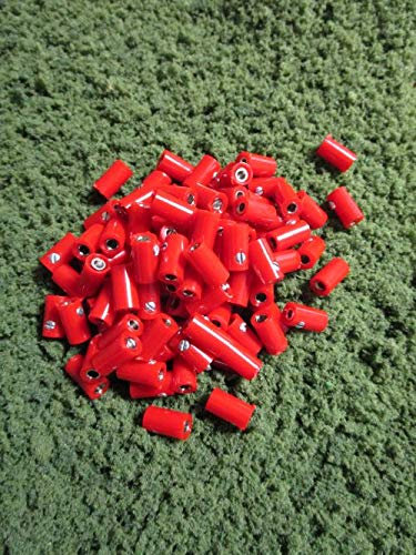 BELI-BECO Modellbahn Kupplung Muffen in rot 50-Stück 61/2