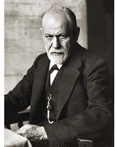 Portrait Psychoanalyst Neurologist Sigmund Freud Foto XL Wand Kunst Poster Druck