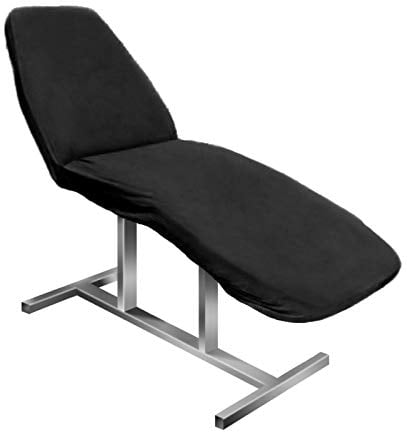 Activeshop Frottee Spannbezug für alle gängigen Kosmetikliegen Massageligen Massagebank Klappbar Massagestuhl Schwarz messung 60 x 190 cm extra-pflegeleicht