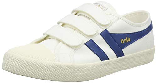 Gola Unisex Coaster Strap Sneaker, Off White/Vintage Blue, 40 EU