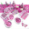 TuToy 16Pcs Kindergeburtstagsfeierzubehör Kinder Serviette Banner Geschirr Dekorationen - # 1