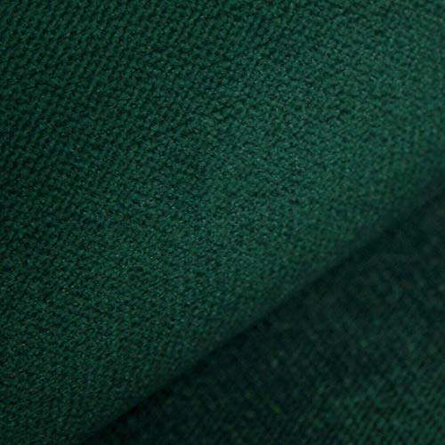 HEKO PANELS 10 Meter Noran Polsterstoff Möbelstoff Meterware - z.B. Stoff für Stühle oder Eckbank Bezug Dunkelgrün