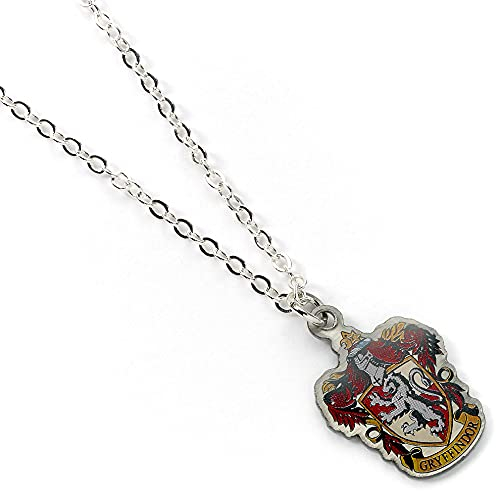Harry Potter Official Gryffindor Crest Link Chain Necklace by The Carat Shop