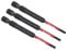 Sealey 3pc 75mm Hex 2.5mm Impact Power Tool Bit Set - AK8260