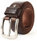 QOXEFPJZ Herren gürtel Herren Leder Top Leder Freizeit Gürtel Vintage Hand Design Nadel Schnalle Leder Gürtel Männer Gürtel (Color : A, Size : 105CM)