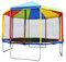 Swing Penguin Obere Abdeckung für Trampolin im Freien 6 Fuß 8 Fuß 10 Fuß 12 Fuß 14 Fuß 16 Fuß Hinterhof-Trampolin-Sonnenschutzabdeckung Nur Trampolin-Regenabdeckung ohne Rahmen (Größe : 8ft)
