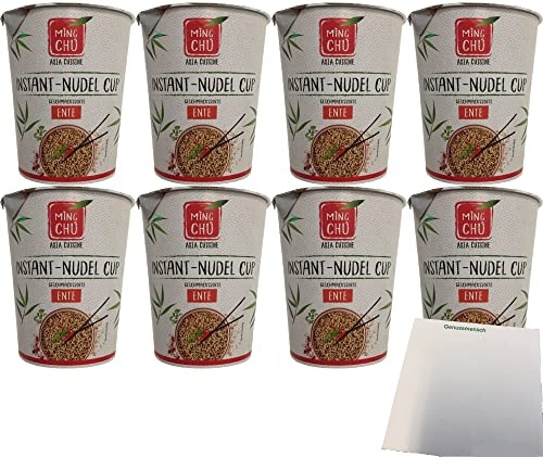 Ming Chu Instantnudeln Cup Ente (8x67g) + usy Block