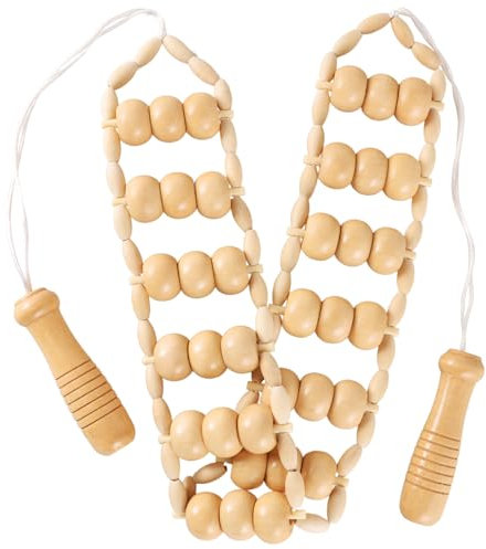 Hand Tools Hand Tools Wood Massage Roller Rope, WoodTherapy Massage Tool, Body Roller Rope Massage Tool for Relaxing Handheld Massagers Muscle Roller Tool Massager Wooden