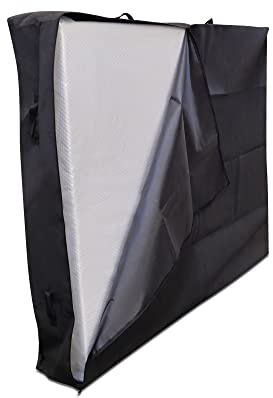 Housse de Matelas réutilisable - Rangement, Stockage, déménagement - Imperméable, Respirant - 8 poignées renforcées et Fermeture éclair (Matelas 90 x 200 x épaisseur 25 cm)