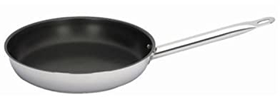 Wine And More Metro Pro Bratpfanne aus Edelstahl, antihaftbeschichtet, 32 cm
