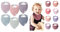 Lulu moon Lätzchen Baby Dreieckstuch Baby Musselin Halstuch Baby für Junge und Mädchen & Lätzchen Baby Absorbierende Dreieckstuch, Musselin Halstuch Baby mit Verstellbares Druckknopf