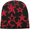 Diskebuiss Y2k Beanie Spinnennetz Beanie Damen Herren Strick Spinnennetz Beanie Mütze Gothic Spinnenmuster Wolle Acryl Strickmütze, C-Rot, Einheitsgr��e