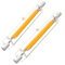 R7S LED 78mm Dimmbar, 10W Warmweiß 3000K, 1000LM, Ersatz für 100W Halogenstäbe, Stablampen für Deckenfluter, Leselampen, 360° Abstrahlwinkel, 2er Set