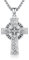 MEDWISE Keltisches Kompass Halskette 925 Sterling Silber Keltisches Kette Kompass Anhänger Amulett Kompass Geschenk Keltischer Schmuck für Damen Herren Sohn Abschlussgeschenke