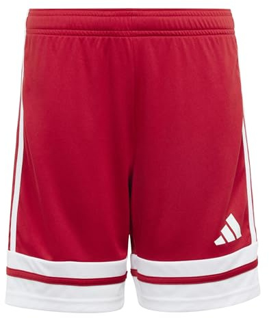 adidas Mixte Enfant Squadra25 Short Kids Shorts, Team Power Red 2 / White, 13-14 Years