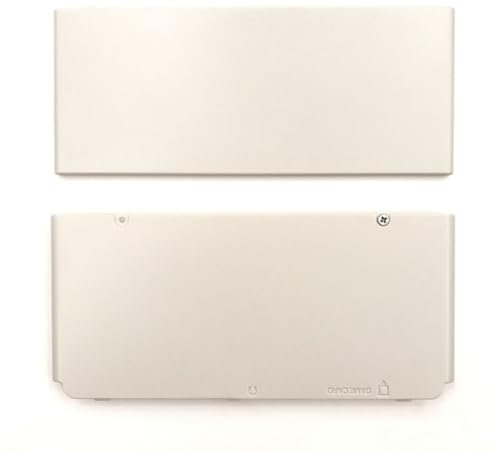 Hzxkqmil Carcasa Frontal/Trasera de Repuesto Cubierta Superior e Inferior de Cáscara Cubierta DIY Accesorios para Nintendo New 3DS Consola, Blanco