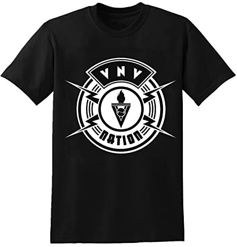 VNV Nation Men's T-Shirt Men's Unisex Tee Shirt Black Size XL
