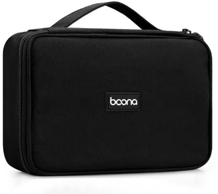 Große Kapazität Kabeltasche Reise, Multi-funktionale Kabeltasche Organizer Doppelte Schichte Elektronik Organizer Reise für Kabel, Ladegerät, Ipad, Ipad Air, Powerbank, Adapter, Maus, SD Karten